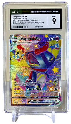 CGC 9 Dragapult VMAX SWSH097 SWSH: Sword & Shield Promo Cards Holo Graded Slab - Image 1