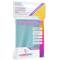 (50-Pack) GameGenic Standard European Size 62x94mm Prime Board Game Card Sleeves - Image 1