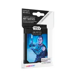 GameGenic - Star Wars Unlimited Art Card Sleeves - Rey - 60 Ct Pack - Image 1