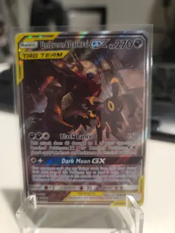 Pokemon TCG Umbreon & Darkrai GX SM241 Sun & Moon Promo Card - Image 1