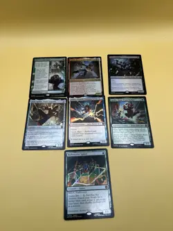 Spider Man Magic The Gathering rare Holo Card lot with radioactive spider promo - Image 1