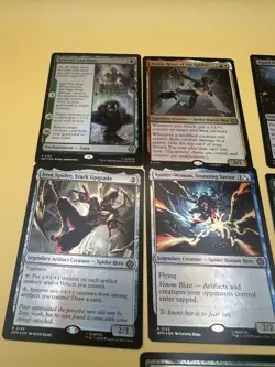 Spider Man Magic The Gathering rare Holo Card lot with radioactive spider promo - Image 2