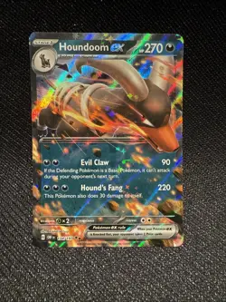 Houndoom EX Double Rare Holo Card 134/197 Obsidian Flames Series - Image 1