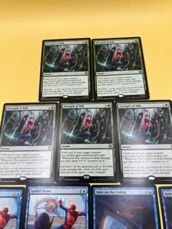 Spider-Sense Strength of Will Hide On Ceiling Spider-man Magic The gathering Lot - Image 2