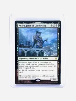 Magic The Gathering, Ayara, First of Locthwain, Throne of Eldraine, Foil MT/NM - Image 1