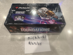 MAGIC: THE GATHERING: FOUNDATIONS PLAY BOOSTERS SEALED BOX NEW - Image 2