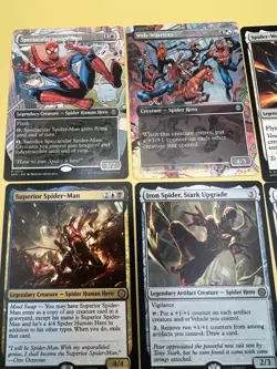 Spider-man Rare Hero Lot Magic The Gathering Spider Punk Spectacular Spider-Man - Image 3