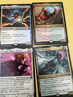Spider-man Rare Hero Lot Magic The Gathering Spider Punk Spectacular Spider-Man - Image 4
