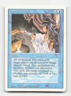 Hurkyl's Recall Revised Edition # Magic the Gathering Rare - Image 1