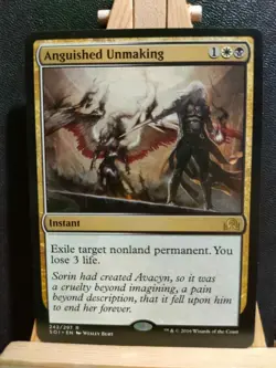 Anguished Unmaking - Shadows over Innistrad - Rare - NM to LP (see pics) MTG - Image 1