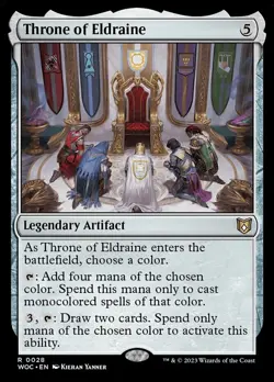[1x] Throne of Eldraine Near Mint, English Wilds of Eldraine Commander MTG Magic - Image 1