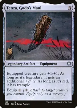 NM Tenza, Godo's Maul, MTG, Dominaria United, Magic the Gathering, 193 - Image 1
