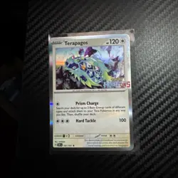 Pokemon TCG Terapagos & Fuecoco 161/191 Best Buy Promos Horizons Stamped - Image 1
