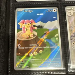 Pokemon TCG Audino 2025 Holo Black Bolt Illustration Rare Card 151/086 Sv: Black - Image 1