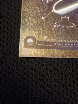 Hoothoot First Appearance Topps x Pokemon 2000 Movie 6/6 Ghost Rare Holo Foil LP - Image 2