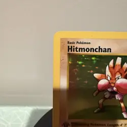 Pokemon TCG Hitmonchan Base Set 7/102 Holo 1st Edition Holo Rare - Image 2