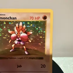 Pokemon TCG Hitmonchan Base Set 7/102 Holo 1st Edition Holo Rare - Image 3