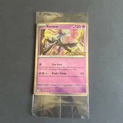 Xerneas 064/132 SEALED Pokemon: Mega Evolution Stamped Promo Best Buy Exclusive - Image 1