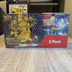 Pokemon Surging Sparks Elite Trainer Box + Booster Bundle Costco 2-pack - Image 1