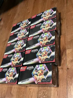 Lot Of 10 Pokemon TCG Scarlet & Violet Prismatic Evolutions Surprise Box - Image 4