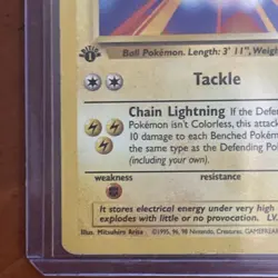 1999 Pokemon TCG Electrode 18/64 1st Edition Jungle 1999 WoTC Vintage LP+ - Image 2