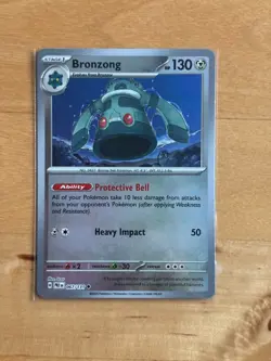 Pokemon TCG Bronzong 067/131 Prismatic Evolutions Poke Ball Reverse Holo NM - Image 1
