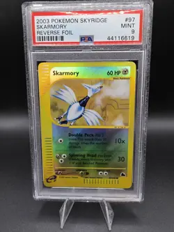 2003 POKEMON SKYRIDGE #97 SKARMORY-REVERSE FOIL PSA 9 MINT - Image 1
