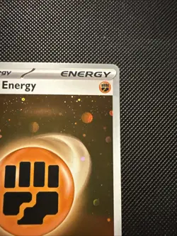 Pokemon 151 TCG Legit HD Cosmo Holo Fighting Energy 3 Swirl - Image 4