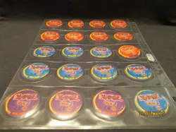 Yu Gi Oh Tazos (Walkers 2001) Complete Sleeved Set 35 Lenticular Image Tazos - Image 4