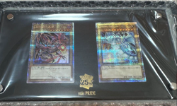 Yu-Gi-Oh! Side:PRIDE 25th Blue-Eyes White Dragon & Red Eyes Black Dragon Set New - Image 1