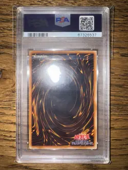 Yu-Gi-Oh! Ancient Gear Golem Japanese Ultimate Rare TLM-JP006 PSA 9 Mint - Image 2