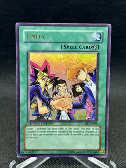 Yu-Gi-Oh! TCG Unity JUMP-EN006 Ultra Rare Limited Edition Near Mint Free Ship - Image 1