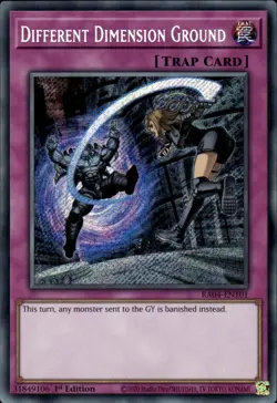Different Dimension Ground - Secret Rare 1st Edition RA04-EN101 - NM - YuGiOh - Image 1