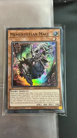 3 x VASM-EN006 Mementotlan Mace x3 Super Rare 1st Edition YuGiOh - Image 1
