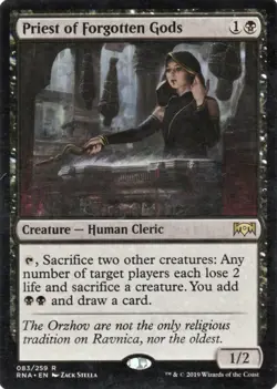 Priest of Forgotten Gods RNA VLP MTG Magic Card - Image 1