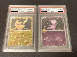 PSA 10 Pikachu & Mew 20th Anniversary Festa Promo Set Japanese Pokemon Card JP - Image 1