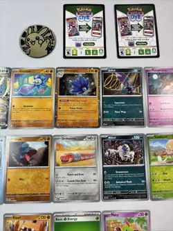 Pokemon Paradox Rift - 13 Card Lot (4 HOLOS) + Pikachu Token. - Image 3
