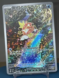 Pokemon TCG Magikarp Illustration Rare Holo Card 203/193 Paldea Evolved Sv02 - Image 4