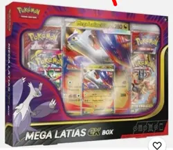 MEGA LATIAS EX BOX POKEMON TRADING CARD GAME FACTORY SEALED CASE FRESH IN HAND - Image 1