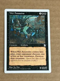 MTG Wei Assassins Portal Three Kingdoms 86/180 Regular Uncommon NM Magic - Image 1