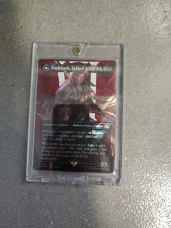 Sephiroth, Fabled SOLDIER (Borderless) (Surge Foil) Final Fantasy Foil - MTG - Image 1