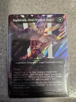 Sephiroth, Fabled SOLDIER (Borderless) (Surge Foil) Final Fantasy Foil - MTG - Image 4