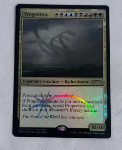MTG Progenitus Foil Grand Prix promo NM - Image 1