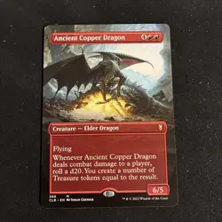 MTG - CLB - Ancient Copper Dragon (Borderless) - Regular Near Mint - Image 2