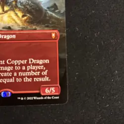MTG - CLB - Ancient Copper Dragon (Borderless) - Regular Near Mint - Image 5