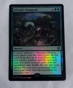 MTG Selvala's Stampede Foil Conspiracy-Take the Crown NM - Image 1