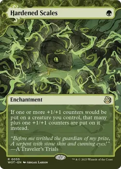MTG - Hardened Scales - WOE Enchanting Tales - Magic the Gathering - Image 1