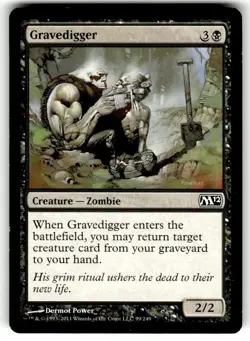 Gravedigger Core Set 2012 (M12) Regular MTG - Image 1