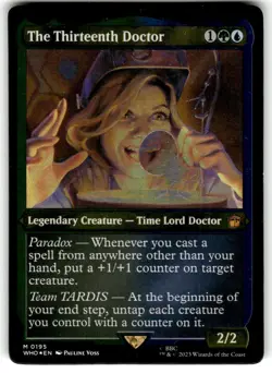 The Thirteenth Doctor (Display Commander) - Thick Stock octor Who Foil MTG - Image 1