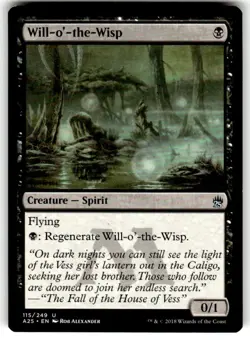 Will-o'-the-Wisp Masters 25 Regular MTG - Image 1